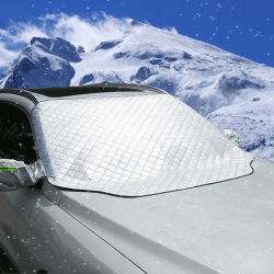 NOYVYDS Frontscheibenabdeckung Auto Winter 199x127 cm – Magnetische Windschutzscheibenabdeckung, Frostschutz Auto Frontscheibe, Autoabdeckung Winter mit Schneeschutz, Eisschutz & Hagelschutz Angebot bei HelloDeals