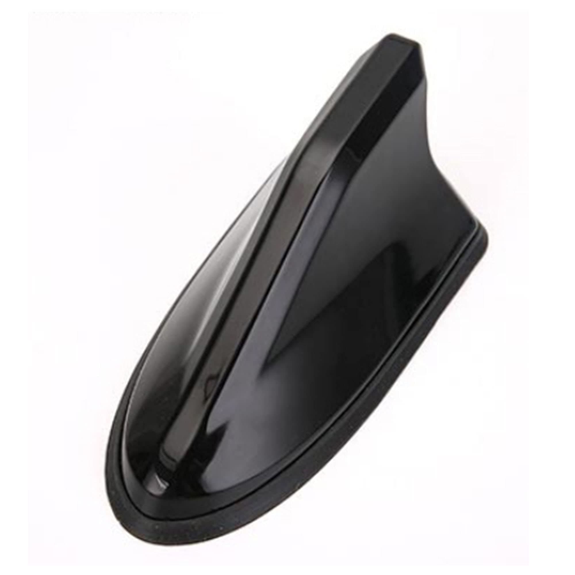 GOZAR Universal ABS Kunststoff Dachstil Haifischflosse Antenne Funksignalantennen Kompatibel mit den meisten Autos - Schwarz