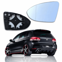 Golf 7 Spiegelglas Links Beheizbar | Passend für Spiegelglas Golf 7 Links Beheizbar Fahrerseite Außenspiegel Ersatzspiegelglas Asphärisch Glas mit Trägerplatte Angebot bei HelloDeals