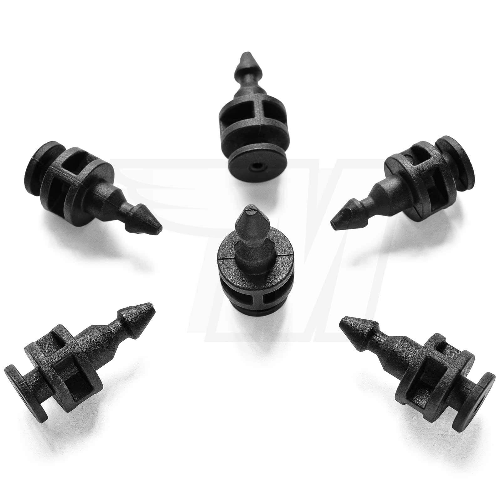 MYBA-S 10x Rückleuchten Clips für Sprinter Crafter | A0008208164 Schwarz