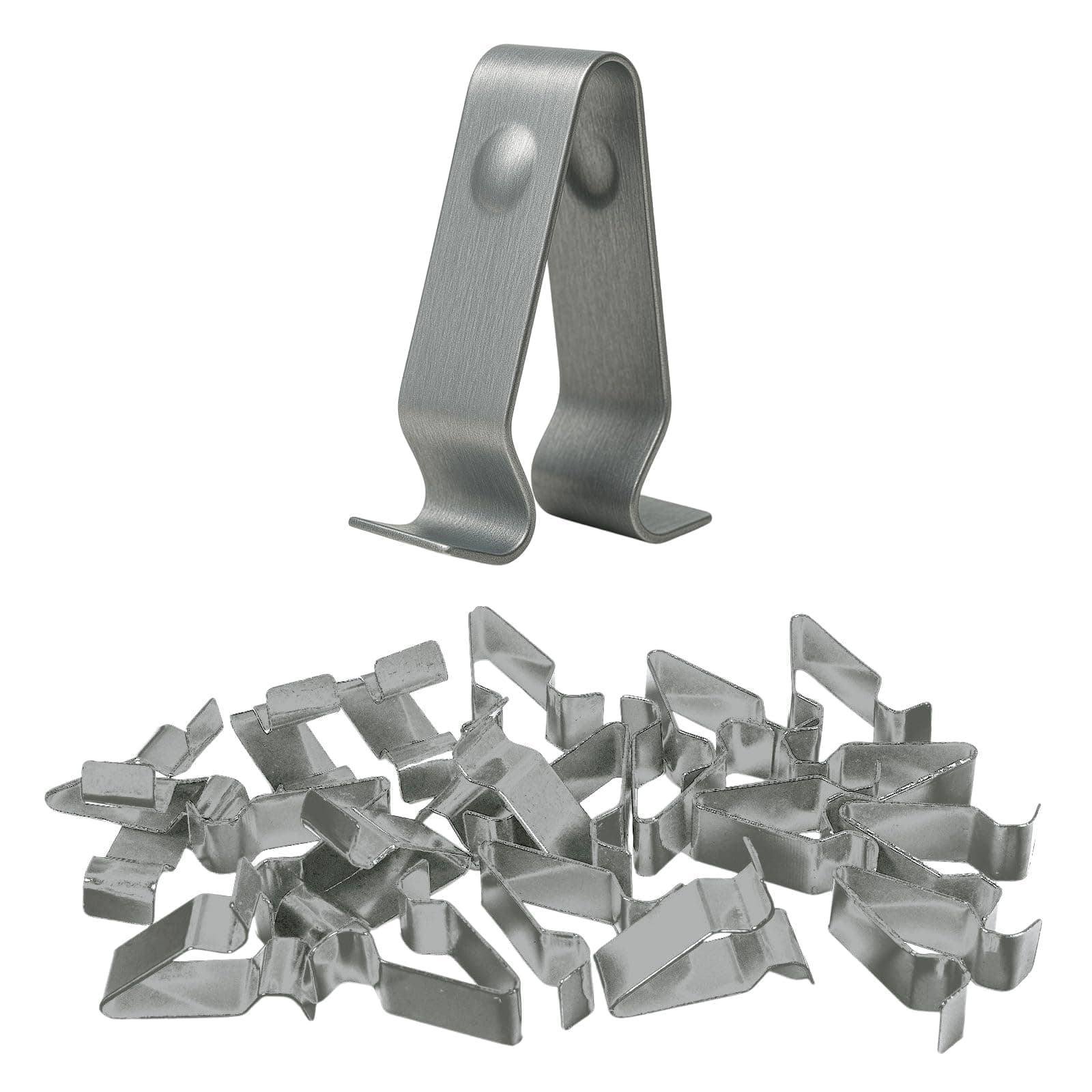 OTUAYAUTO 20 Stück Auto Innenverkleidung Metall Clips Kompatibel mit VW, Skoda, Verkleidung Befestigungsclips