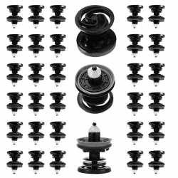 30er-Set Türverkleidungs-Clips 7L6868243 Kunststoff Auto Trim Clip Montageclip Kompatibel mit Volkswagen Golf 5 6 7 T4 T5 Passat Polo Skoda Caddy, A1 A4 A5 A6 Angebot bei HelloDeals