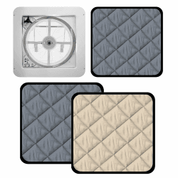 ISOCAMP® Magnet Thermomatte für Dachhaube Maxxfan Deluxe Quadratisch Verdunklung Isolierend, Farbe:grau/Silber grau / silber Angebot bei HelloDeals