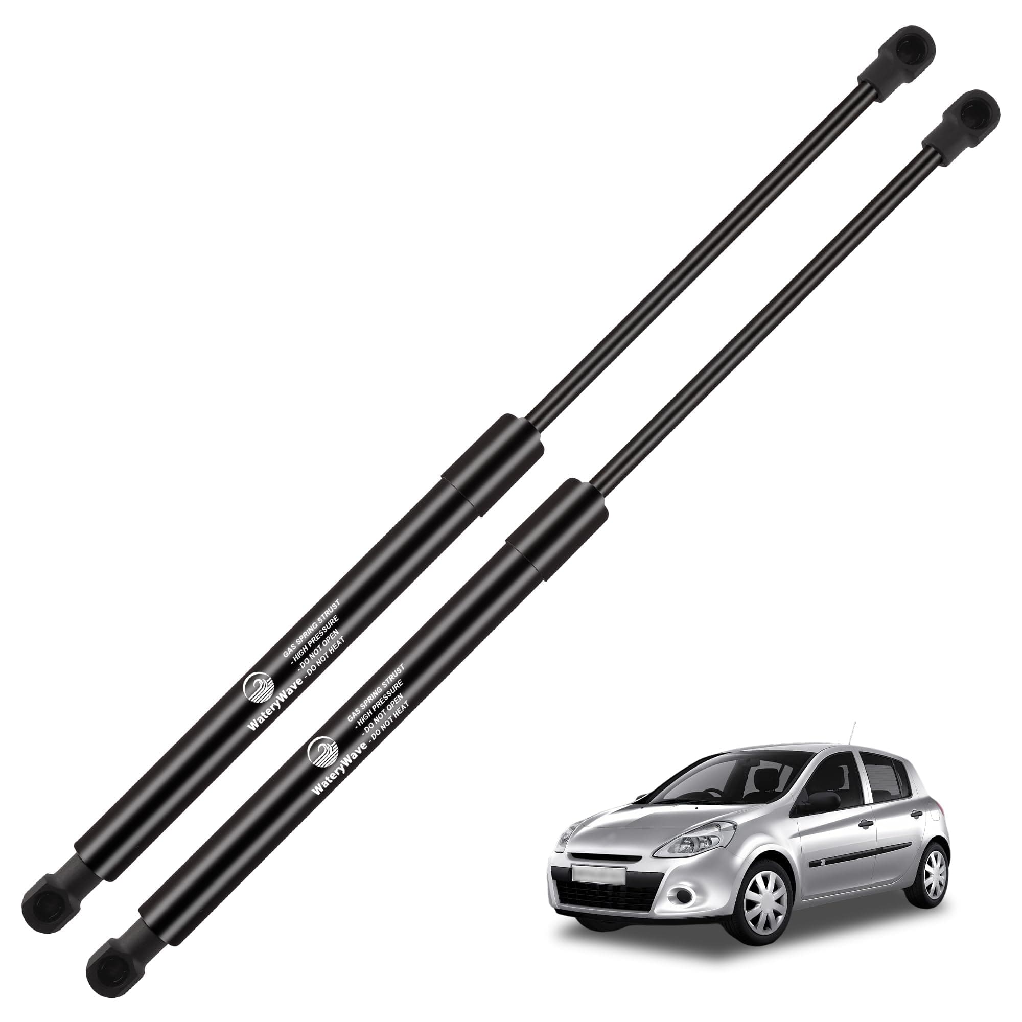 WateryWave 2X Heckklappendämpfer für Clio 3 2005 2006 2007 2008 2009 2010 2011 2012 Gasdruckdämpfer Schwarz Gasdruckfeder Heckklappe Kofferraum Dämpfer Ersetzen #32062565, 8200299546 für Clio 3 2005 - 2012