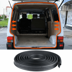 Heckklappendichtung Dichtung Kompatibel mit VW T4 Transporter 1990-2003 Gummidichtung Alle Modelle Bus Kasten Multivan 721827705B Auto Türdichtung Angebot bei HelloDeals