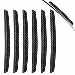 Gentpovth 6 Stück Hochwertiger Autotür Kantenschutz, Auto Universal Carbon Türschützer, Antikollisions-Türschützer, Anti-reiben dekorative Streifen, für die meisten Autos Türgriff, Türen, Rückspiegel Angebot bei HelloDeals