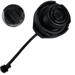 FuxFuis Tankdeckel mit Halteband, Tankverschluss Kraftstofftankdeckel Schwarz Auto Tankdeckel Durchmesser 4 cm Treibstoff Deckel Notfall-Tankdeckel Kompatibel mit verschiedenen Auto-Kraftstofftanks Angebot bei HelloDeals