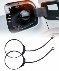 Flaconi 2 Stücke Auto Tankdeckel Gummiband,Tankdeckel Halteband,Auto Kraftstofftankdecke Linie,Tankdeckel Gummiband,Auto Tankdeckel Kabel Draht Kompatibel,Convient à la plupart des voitures Angebot bei HelloDeals