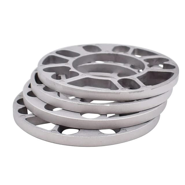 Rad Distanzscheiben Spacer 4Stk Radabstandshalter Unterlegscheiben Platte, 4 Löcher 5 Löcher 6 Löcher Universal Distanzscheiben, Verbreiterte Spurverbreiterung 5/8/10mm Dicke (10mm)