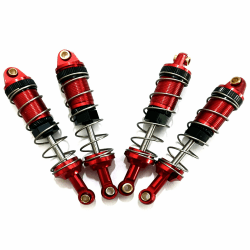 4er-Pack RC Auto Stoßdämpfer Metall Stoßdämpfer Dämpfer Kompatibel mit MJX Hyper Go 16207 16208 16209 16210 H16BM H16GT H16DR 1/16 Scale RC Auto Upgrades Teil Angebot bei HelloDeals