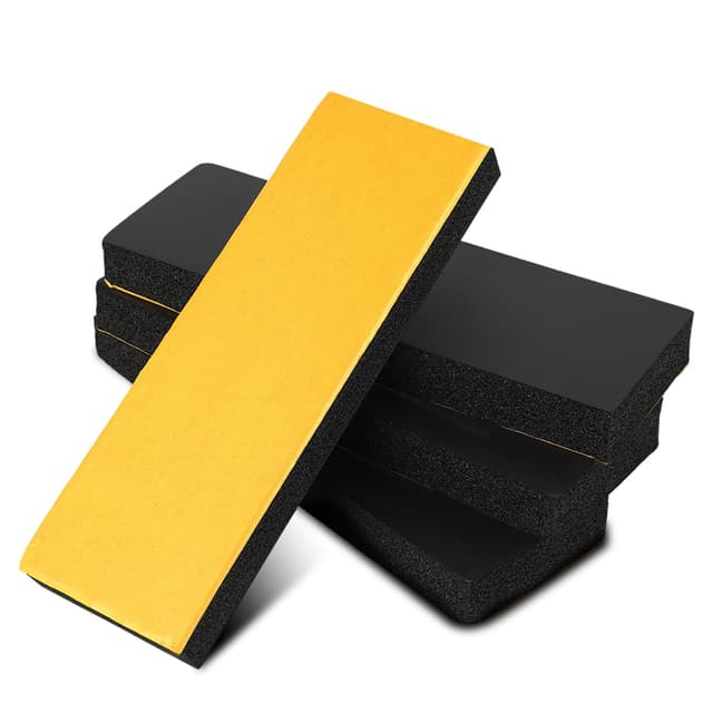 4 Garagen Wandschutz 30 x 10 x 3 cm - Selbstklebender Türkantenschutz aus Schaumstoff - Türkantenschutz für Autotüren - geeignet für Garagen und Carports