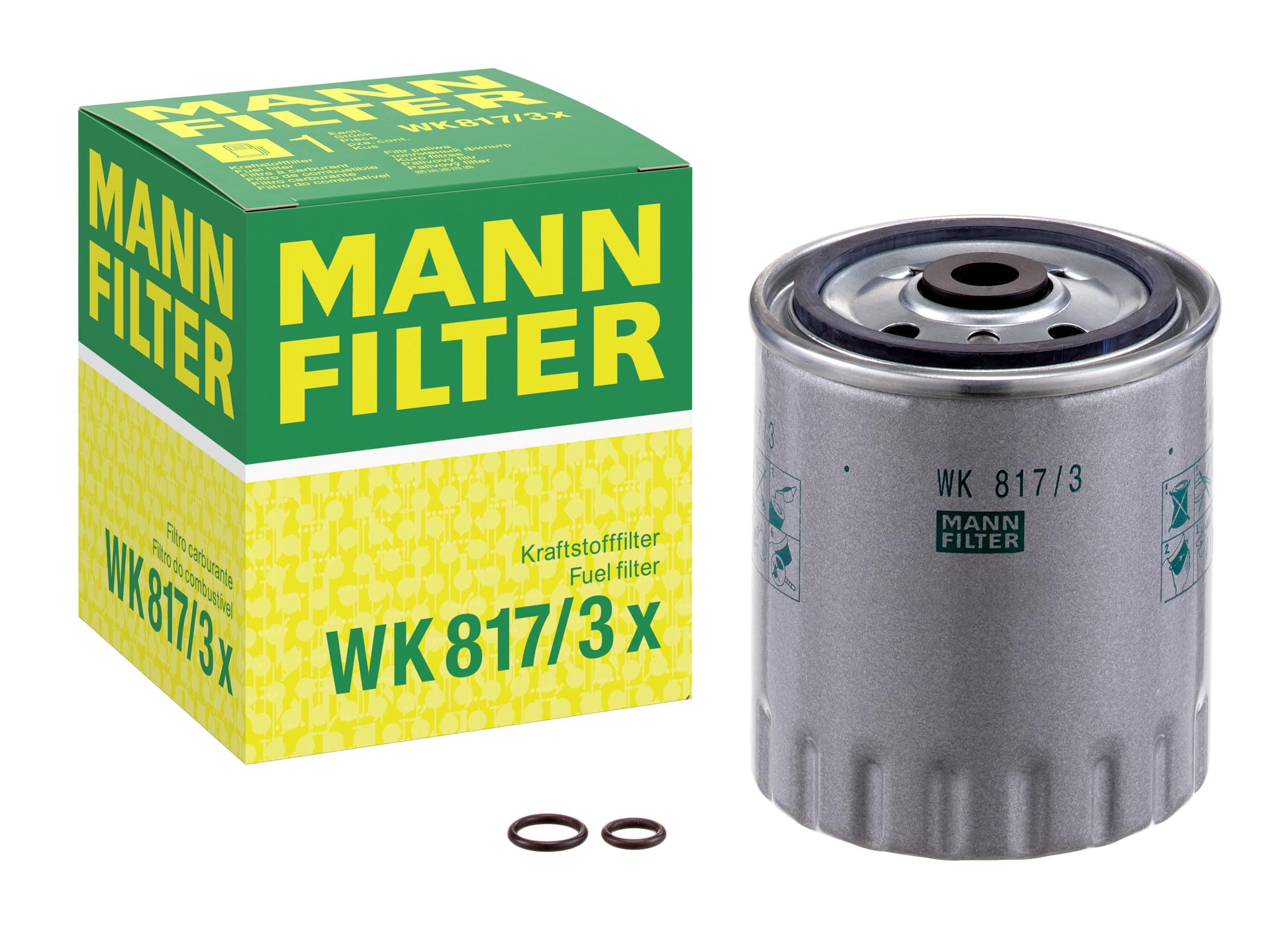 MANN-FILTER WK 817/3 x Kraftstofffilter - für Pkw + Transporter Angebot bei HelloDeals
