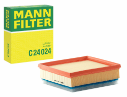 MANN-FILTER C 24 024 Luftfilter - für Pkw + Transporter Single Angebot bei HelloDeals
