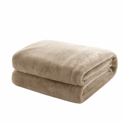 Mixibaby Kuscheldecke Flauschige extra weich & warm Wohndecke Flanell Fleecedecke, Falten beständig/Anti-verfärben als Sofadecke oder Bettüberwurf, Größe:150 cm x 200 cm, Farbe:Beige Beige 150 cm x 200 cm Angebot bei HelloDeals