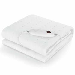 TLGREEN Wärmeunterbett 100W mit 8 Hour Abschaltautomatik, 193 x 91 cm, 6 Temperatursstufen, Abnehmbarem Controller, Maschinenwaschbar Wärmebettunterlage, Matratzenheizung für Einzelbetten Geeignet Angebot bei HelloDeals