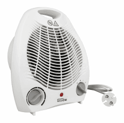 Güde 85175 Heizlüfter GH 2000 (2000 W Heizleistung, 2 Stufen (1000/2000 W), Ventilatorfunktion, Gebläseleistung 75 m³/h, stufenloser Thermostat, Überhitzungs- & Kippschutz, Tragegriff, schnelle Wärme) Weiß Angebot bei HelloDeals