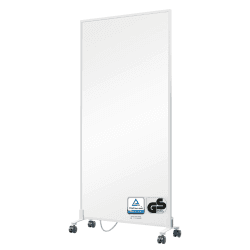 BR Bringer Infrarotheizung Standgerät - 1200 Watt - Energiesparend - Mobile Elektroheizung mit Standfüßen auf Rollen - 5 Jahre Garantie, TÜV - Deutsche Qualitätsmarke (weiß) Weiß 1200 Watt Angebot bei HelloDeals