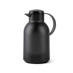 Emsa N40119 Samba Isolierkanne |1,5 Liter | Quick Press Verschluss | 12h heiß und 24h kalt | Transluzent Schwarz 1500 ml Single Transluzent Schwarz Angebot bei HelloDeals