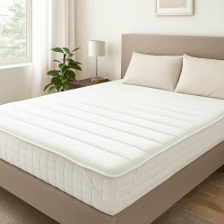 DREAMSTAR Topper 140x200cm mit Schaumkern | atmungsaktiver Matratzentopper mit 4 Eckgummis | Bequeme Matratzenauflage für Boxspringbetten, Schlafsofas, Wohnwagen, Camping | Öko-Tex Zertifiziert 140 x 200 cm Angebot bei HelloDeals