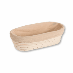 KESPER | Gärkörbchen, Material: Rattan, Textilfutter (abnehmbar), Maße: 28 x 15 x 8 cm, Farbe: Natur | 19632 Oval | 28x15 cm Natur Angebot bei HelloDeals