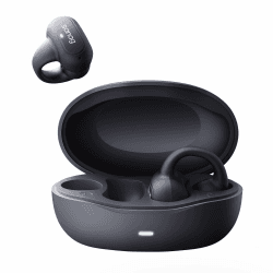 SANAG Ohrring, kabellose Ohrhörer, Bluetooth 5.3, mit Ladehülle, offene Ohr-Kopfhörer, kompatibel mit iPhone/Samsung-Handy für Männer, Frauen und Kinder, Schwarz Angebot bei HelloDeals