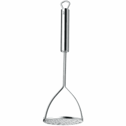 WMF Profi Plus Kartoffelstampfer Edelstahl 28,5 cm, Cromargan Edelstahl teilmattiert, spülmaschinengeeignet 28,5 cm Single Angebot bei HelloDeals