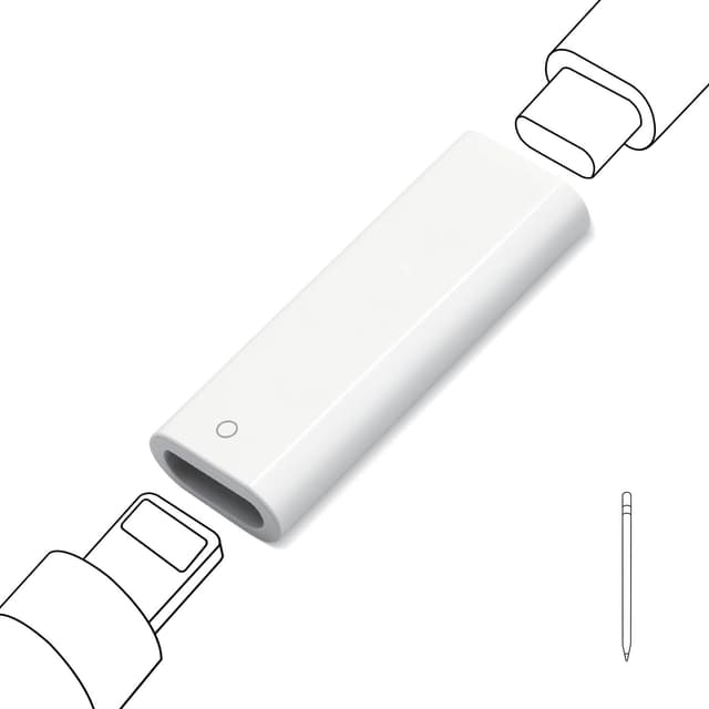 USB-C Buchse auf Lightnning Buchse Adapter Kompatibel mit Apple Pencil [MFi Zertifiziert], Adapter Apple Pencil 1st Gen auf USB c für iPad 11 10th Ladeadapter Unterstützt Bluetooth