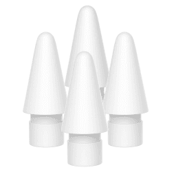Replacement Tips Compatible with Apple Pencil 2 Gen iPad Pro - iPencil Nib for iPad Pencil 1st/2nd Gen White 4 Pack Weiß, 4 Stück Angebot bei HelloDeals