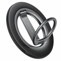 Lamicall Handy Ring Halterung für MagSafe Ring - [Zwei-Achsen Faltbarer Ständer] 2-IN-1 Magnetische Handyringhalterung Finger für MagSafe Zubehör, 360° Drehbarer Handy Griff Halter für iPhone 17/16/15 Schwarz Angebot bei HelloDeals
