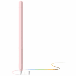 Apple Pencil Hülle Apple Pencil Case, Silikon Schön Weicher Stift Grip Griff mit Ladekappe Kappe und Pen Nib Spitze Schutzhülle (2. Generation, Rosa) 2. Generation Rosa Angebot bei HelloDeals