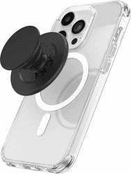 PopSockets Phone Grip for MagSafe with Kickstand, Magnetic Stand, Swappable Top, Secure Hold for iPhone MagSafe Cases, Phone & Tablet Grip - Black MagSafe Black Angebot bei HelloDeals