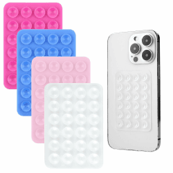4 Stück Silikon Handyhalterung Saugnapf Handy Saugnapf Smartphone Halterung Auto Saugnäpfe Handyhalter Autohalterung Kompatibel für Alle Handy-Modelle(4 Farben) Weiß, Rosa, Hellrosa, Blau Angebot bei HelloDeals