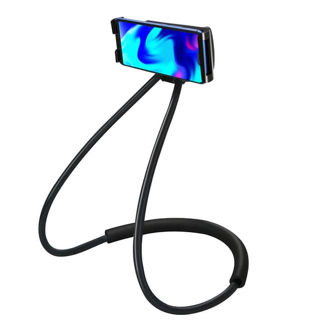 LYTIVAGEN Neck Phone Holder, Universal Schwanenhals Handyständer Lazy Handyhalter 360° Grad Drehung, Flexibel Handyhalterung für Smartphones,Mini Tablets (Schwarz)