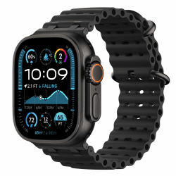 Astorgos Ocean Armband Kompatibel mit Apple Watch Ultra 3/2/1 49mm,S11/S10 46mm,9/8/7 45mm,SE3/SE2/SE/6/5/4 44mm,3/2/1 42mm, Metallanschluss Sport Uhrenarmband für Männer Frauen, Schwarz/Schwarz Angebot bei HelloDeals
