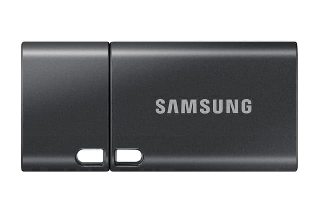 Samsung USB-Stick, USB-C, 512 GB, 400 MB/s Lesen, 110 MB/s Schreiben, USB 3.2 Gen1 Flash Drive für Notebooks, Tablets und Smartphones, Titan Gray, MUF-512DA4/APC Titan Gray 512 GB