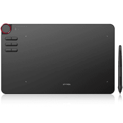 XP-PEN Deco 03 kabelloses Grafiktablett 10x5,62 Zoll Wireless zeichentablett mit 8192 Druckstufen batterielosem Stift zum Malen/Bildbearbeitung/Fernunterricht/E-Learning Angebot bei HelloDeals