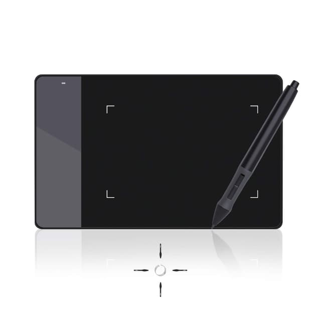 Huion 420 OSU Grafiktablett 4 x 2,23 Zoll Tragbarer Stylus Zeichnung Pen Tablet, grafiktabletts, Drawing Tablet,grafiktablett für pc, Digital Tablet Stifttablett Grafik Tablet Graphics zeichentablet 4.17 x 2.23 Zoll