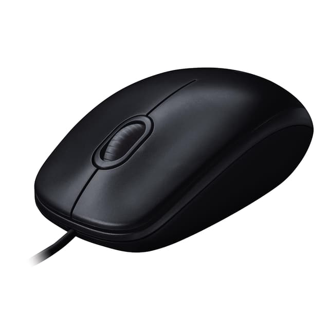 Logitech M90 Maus mit Kabel, 1000 DPI Sensor, USB-Anschluss, 3 Tasten, Für Links- und Rechtshänder, PC/Mac - Grau taille unique
