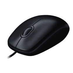 Logitech M90 Maus mit Kabel, 1000 DPI Sensor, USB-Anschluss, 3 Tasten, Für Links- und Rechtshänder, PC/Mac - Grau taille unique Angebot bei HelloDeals