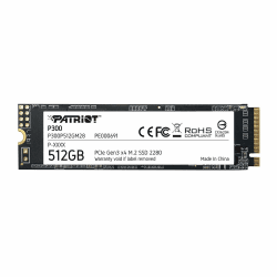 Patriot P300 512GB Interne SSD - NVMe PCIe Gen 3x4 - M.2 2280 - Solid State Drive - P300P512GM28 512 GB Angebot bei HelloDeals
