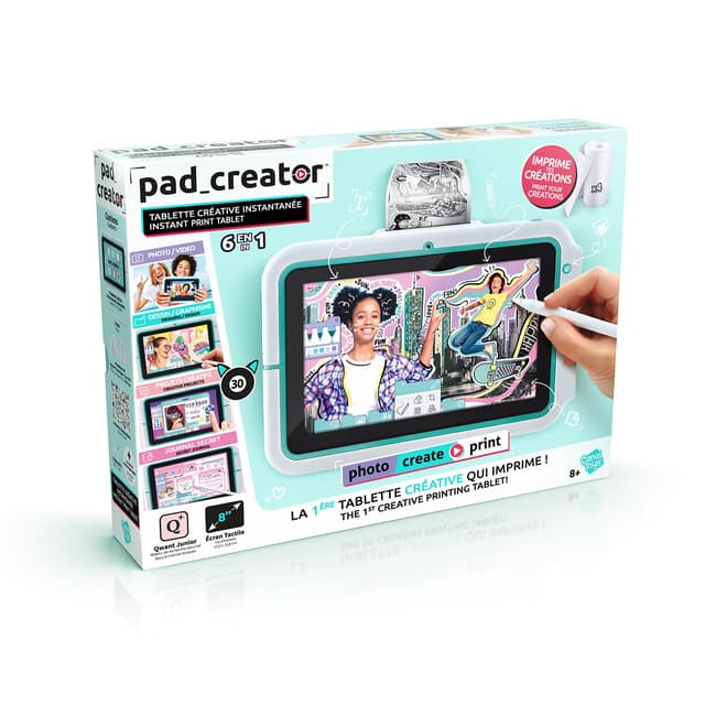 Canal Toys Pad Creator – Instant Print Kreativtablet für Kinder – Fotobearbeitung & Direktdruck – DIY Zeichnen & Drucken – CLK 023, Mehrfarbig