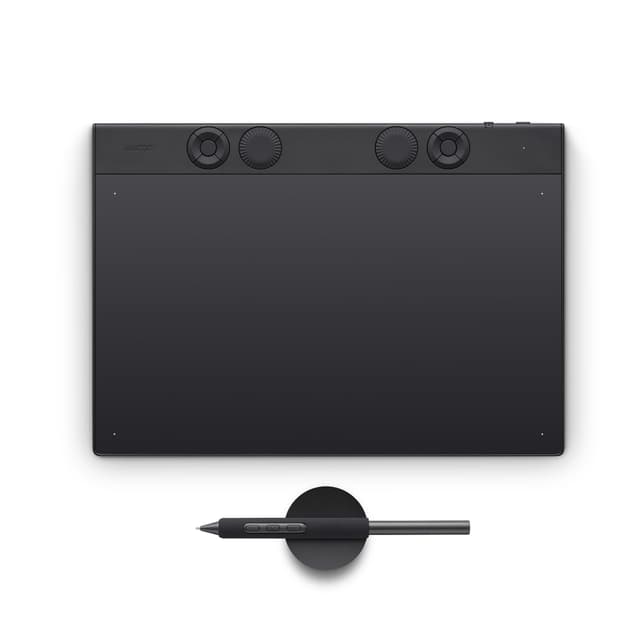 Wacom Intuos Pro Medium – Innovatives Grafiktablett inkl. Wacom Pro Pen 3, kompakt & leicht – Vielseitige Wahl als Zeichentablett für Illustratoren, Designer & Bildbearbeiter