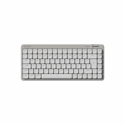 Flow Lite84 Tasten Low Profile Mechanische Tastatur (Deutsches Layout QWERTZ) - Kabellos Bluetooth/2.4G/Kabel, Swappable mit Specter Linearen Switches, Wiederaufladbar - Für Win&Mac (Marmor Grau) Angebot bei HelloDeals