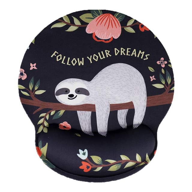 AOKSUNOVA Ergonomisches Mauspad Handgelenkauflage Mousepad mit Handauflage Mouse Pad - Memory Schaum Maus Pad Gel Anti-Sehnenscheidenprobleme A-MB-080