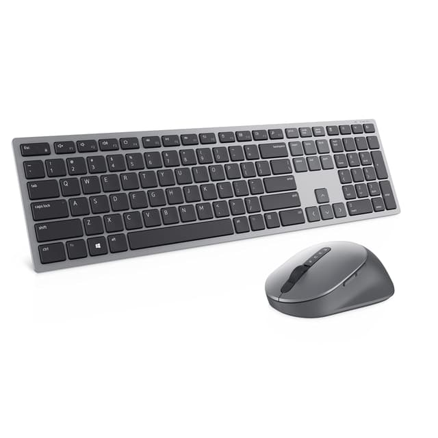 Dell KM7321W, Wireless, Multimedia, Tastatur und Maus Set, German (QWERTZ), schwarz