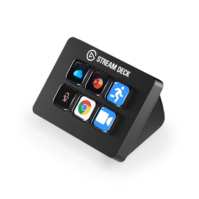 Elgato Stream Deck Mini – Kontrolliere Zoom, Teams, PowerPoint, MS Office etc., mehr Produktivität mit nahtloser Integration für alltägliche Apps, leichte Kurzbefehl-Einrichtung, kompatibel mit Mac/PC