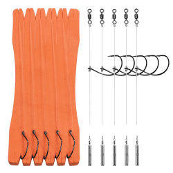 THKFISH Angeln Rigs Drop Shot Rig Vorfachtakelung Vorfächer Vorfachschnur Angelhaken Vorgefertigt Dropshot Rigs mit Gewichte Dropshot Montage 5 Stück Angelhaken #1 Gewichte 10g Angebot bei HelloDeals