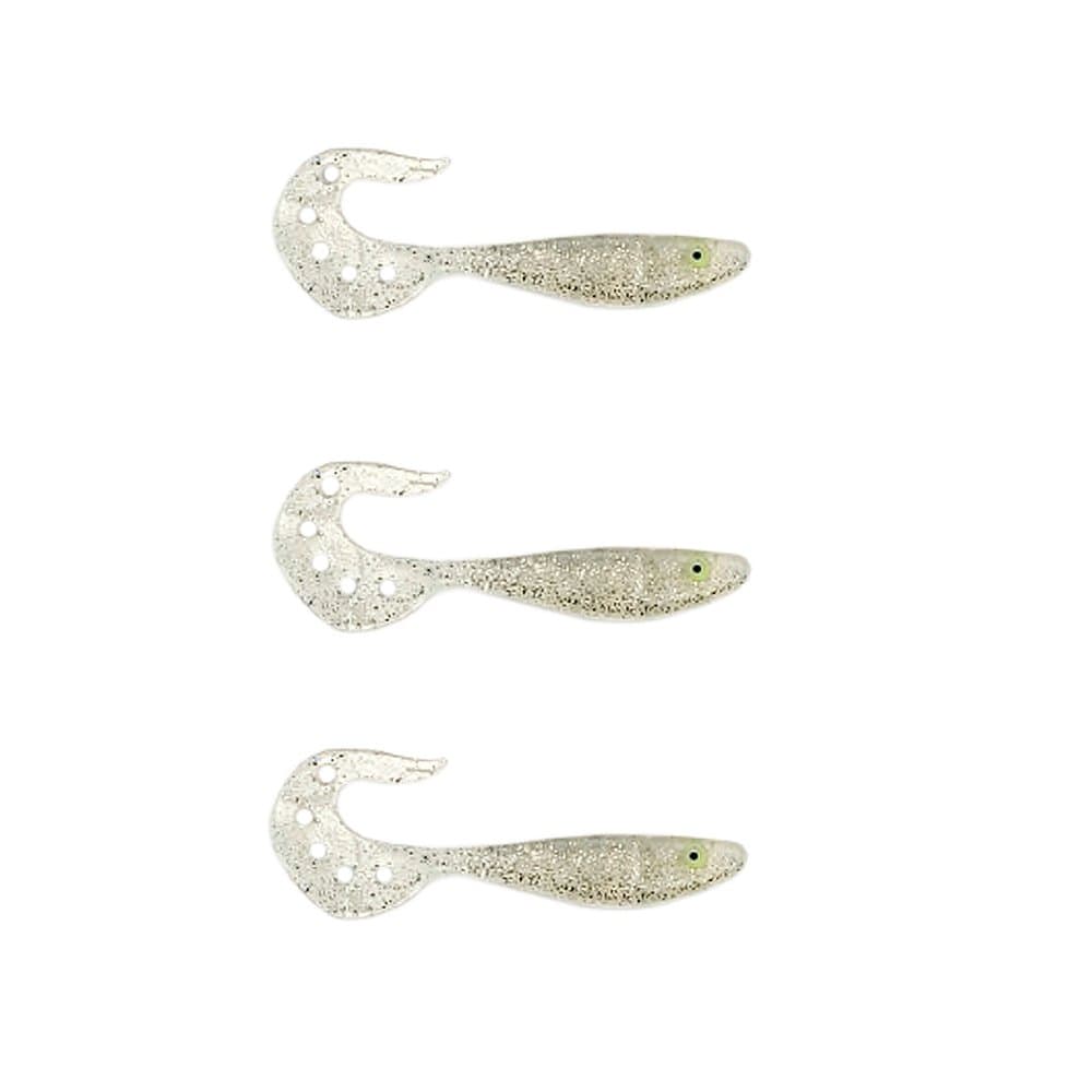 3 STK Twister Shads Kunstköder Gummifische Angel Köder Hecht Zander Softbaits 11 cm - Farbe 06