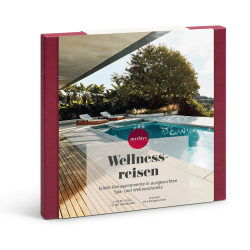 mydays Geschenkbox Wellnessreisen, Reise-Gutschein für 2 Personen, 2 Übernachtungen inkl. 170€ Guthaben für Kulinarik Angebot bei HelloDeals