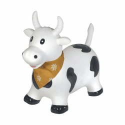 Kindsgut Hüpf-Tier für Kinder, dezente und Moderne Farben, liebevolle Details, inklusive Luftpumpe, Kuh Angebot bei HelloDeals